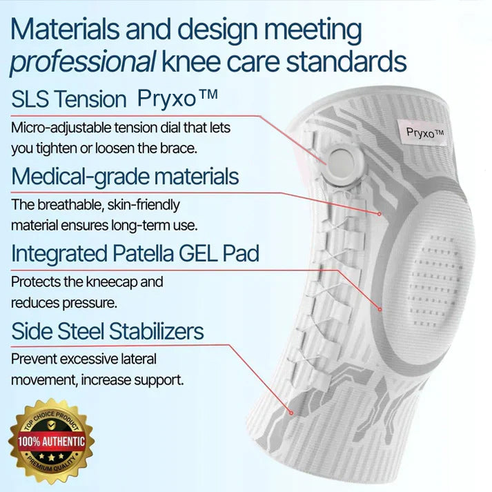 Pryxo™ Advanced Adjustable Multi-Function Knee Support Brace