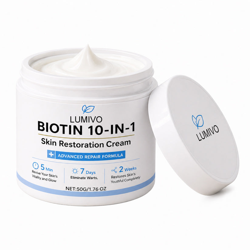 Made and Shipped from USA ✨LUMIVO® Biotin 10-in-1 Skin Restoration Cream 🍀