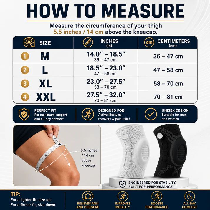 Pryxo™ Advanced Adjustable Multi-Function Knee Support Brace