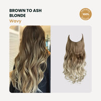 Brown to Ash Blonde