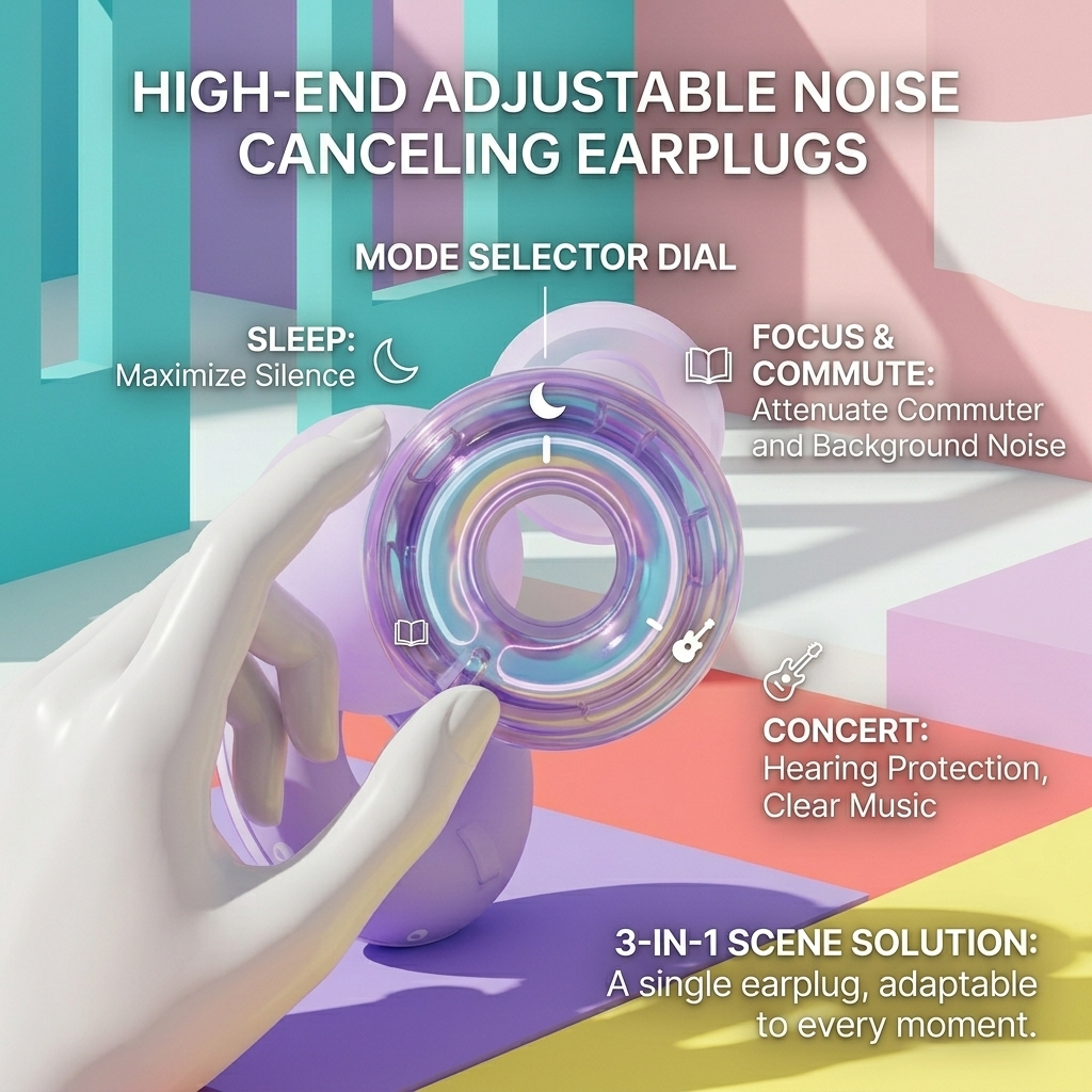 Aurora Tech™ Precision Soundscape Equalizer: High-End Adjustable Noise Shield