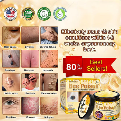LUMIVO™  Bee Poison Skin Restoration Cream 👨‍⚕️（🔥LAST DAY SALE-80% OFF)🥇👩‍⚕️