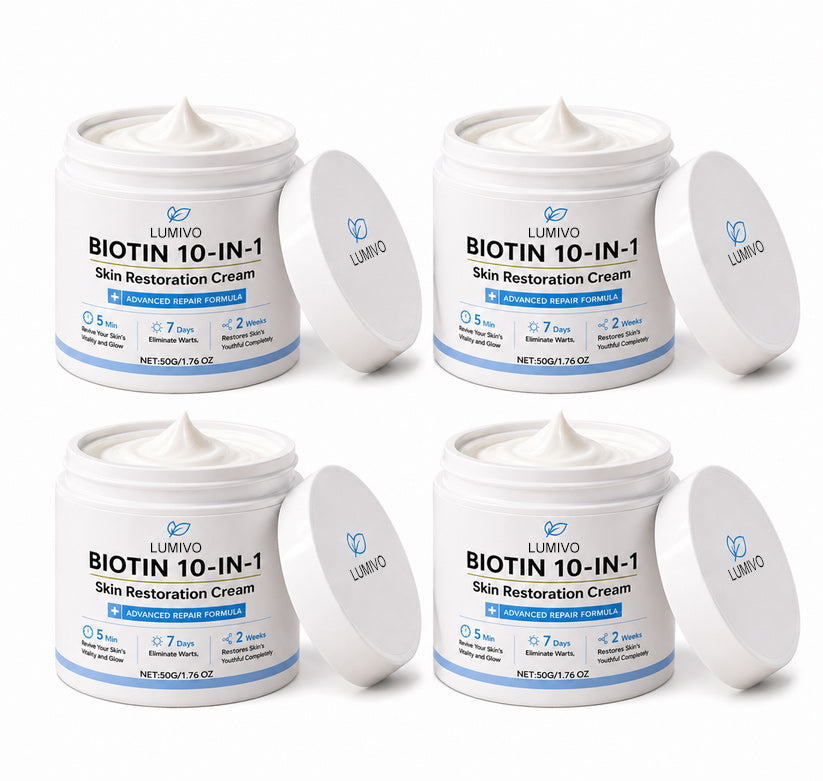 Made and Shipped from USA ✨LUMIVO® Biotin 10-in-1 Skin Restoration Cream 🍀