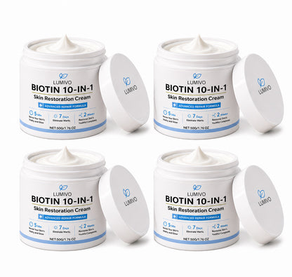 Made and Shipped from USA ✨LUMIVO® Biotin 10-in-1 Skin Restoration Cream 🍀