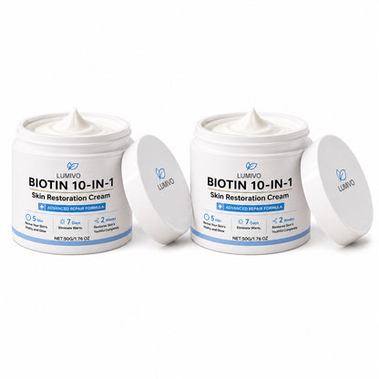 Made and Shipped from USA ✨LUMIVO® Biotin 10-in-1 Skin Restoration Cream 🍀