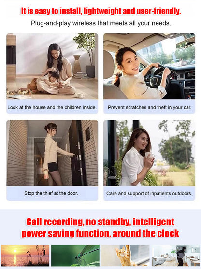 【2026 Hidden camera HD night vision】No WIFI or electricity required💯Tiny and installs in 1 second ⚠️Remote real-time viewing