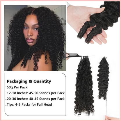 🔥 Burmese Curly Human Hair Bundles – Invisible Install, Natural Volume & Reusable Luxury Curls