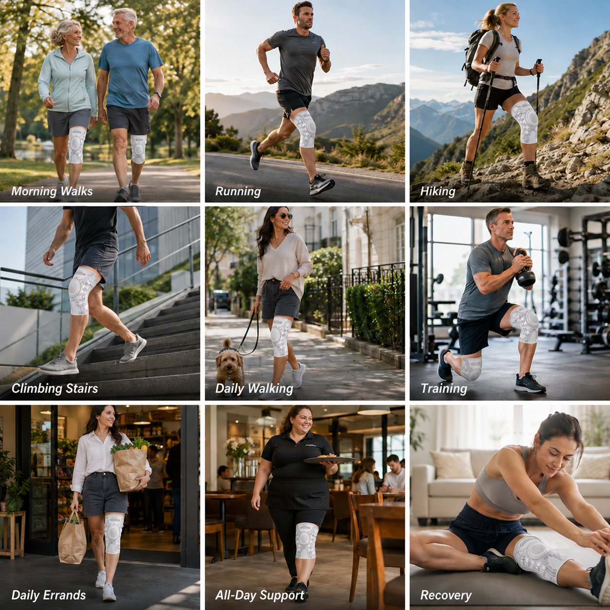 Pryxo™ Advanced Adjustable Multi-Function Knee Support Brace