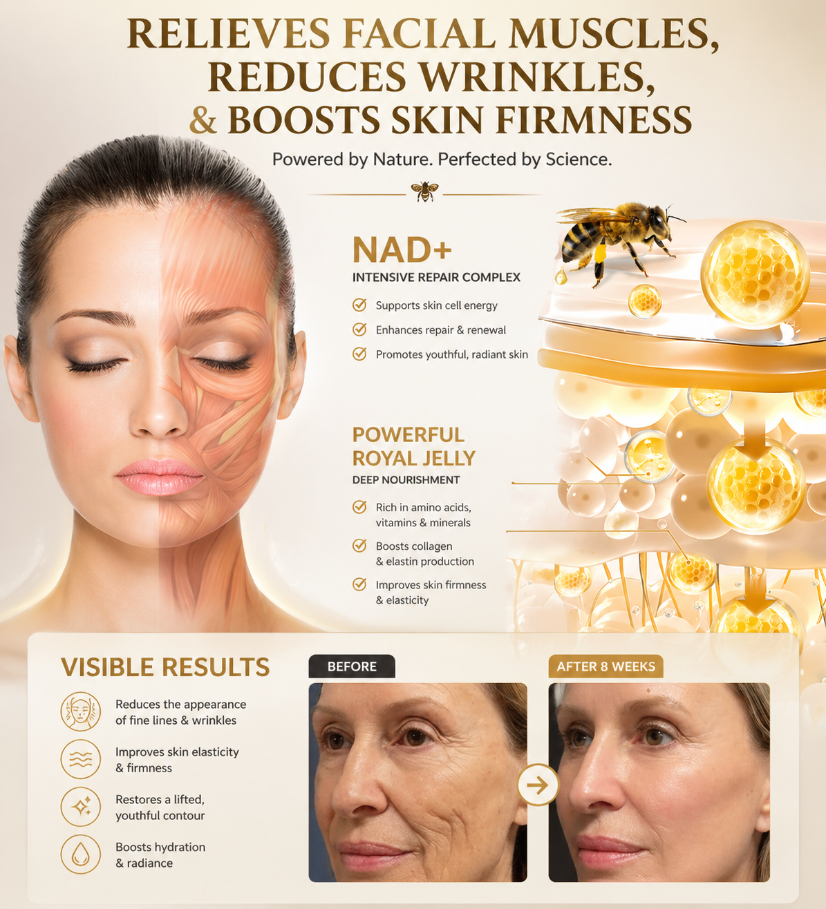 LUMIVO™ Advanced Bee Venom Skin Restoration Cream 🐝 (🔥EXCLUSIVE OFFER - 80% OFF TODAY ONLY) ✨👩‍🔬